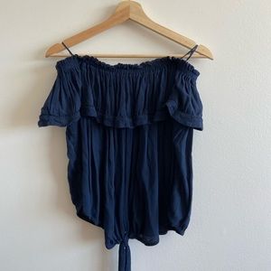 Dex off the shoulder shirt size large